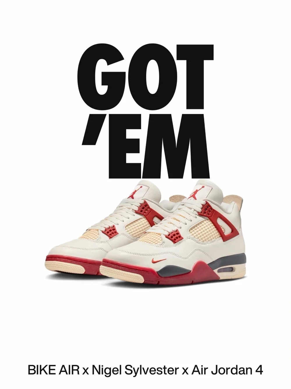 Air Jordan 4 Nigel Sylvester Brick After Brick